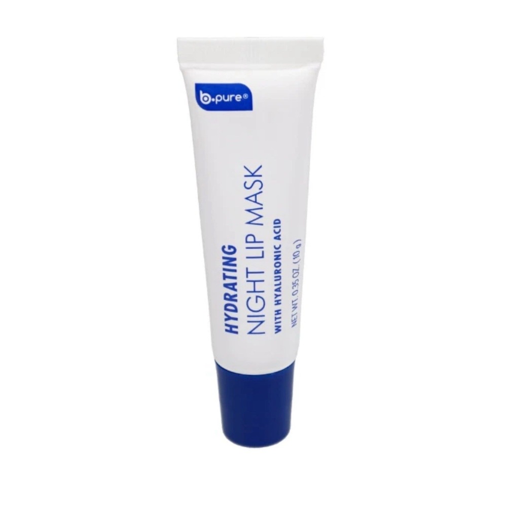 🎯B-Pure Hydrating Night Lip Mask W Hyaluronic Acid, Vitamin E & Shea Butter